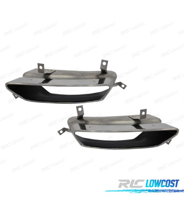 DIFFUSEUR AUDI A8 11-14 LOOK W12 + EMBOUTS D´ÉCHAPPEMENT