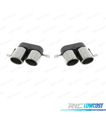 EMBOUT D´ÉCHAPPEMENT BMW G20 G21 19- LOOK ROCK CHROMÉ