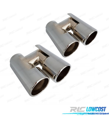 EMBOUT D´ÉCHAPPEMENT BMW F10 10-17 LOOK M5 CHROMÉ