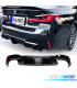DIFFUSEUR BMW G30 LOOK M5 NOIR BRILLANT