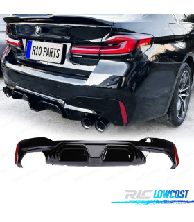 DIFFUSEUR BMW G30 LOOK M5 NOIR BRILLANT