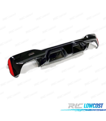 DIFFUSEUR BMW G30 17- LOOK M5 NOIR BRILLANT