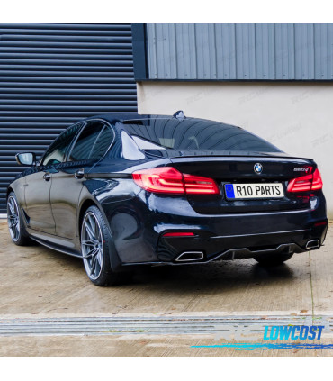 SPLITTER ARRIÈRE BMW G30 G31 17-19 NOIR BRILLANT