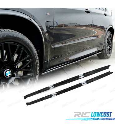 BAS DE CAISSE BMW X5 F15 12-18 LOOK M PERFORMANCE NOIR BRILLANT