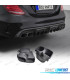 EMBOUTS D´ÉCHAPPEMENT MERCEDES W205 C205 14-21 LOOK BRABUS NOIR
