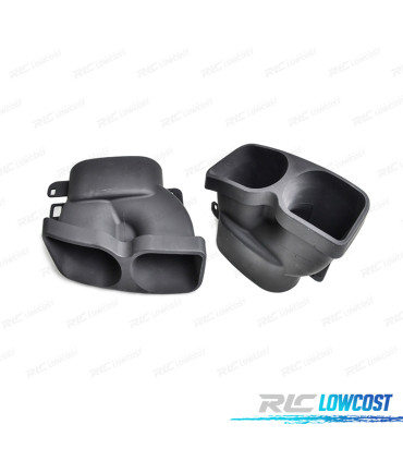 EMBOUTS D´ÉCHAPPEMENT MERCEDES W205 C205 14-21 LOOK BRABUS NOIR