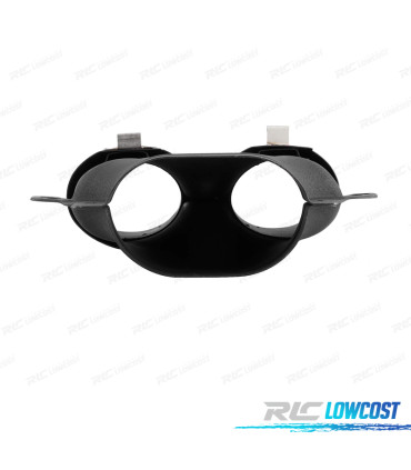 EMBOUTS D´ÉCHAPPEMENT MERCEDES W205 C205 14- LOOK C43 NOIR BRILLANT