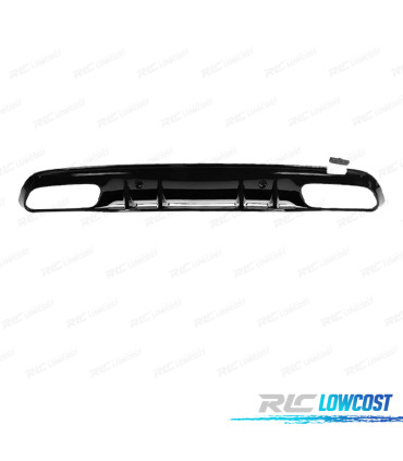 DIFFUSEUR MERCEDES W205 C205 COUPE AMG 14-18 LOOK C43 NOIR