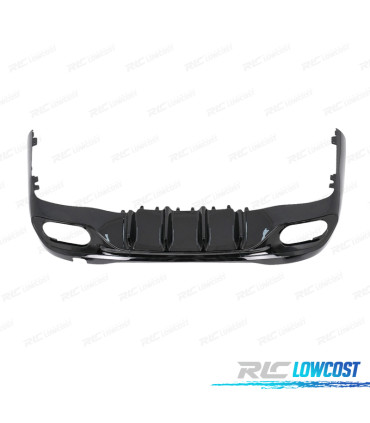 DIFFUSEUR MERCEDES W206 AMG 21- LOOK C43 + EMBOUTS D´ÉCHAPPEMENT CHROMÉ