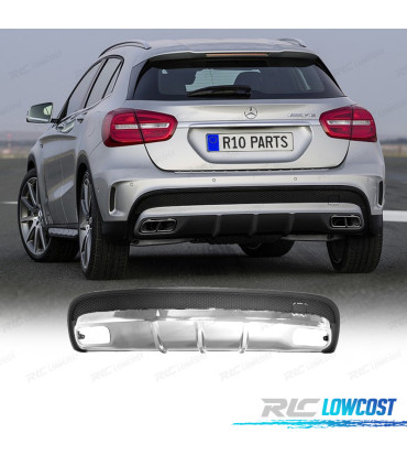 DIFFUSEUR MERCEDES X156 AMG 13-19 LOOK AMG GLA45 CHROMÉ