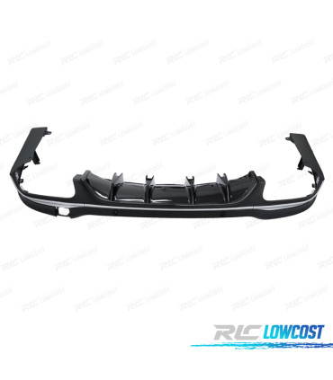 DIFFUSEUR MERCEDES GLC X253 AMG 15-18 LOOK GLC43 ARGENTÉ