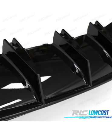 DIFFUSEUR MERCEDES GLC X253 SUV 15-18 LOOK AMG GLC43 ARGENTÉ
