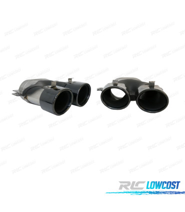 EMBOUTS D´ÉCHAPPEMENT MERCEDES GLC C253 X253 15-18 LOOK AMG GLC43 NOIR