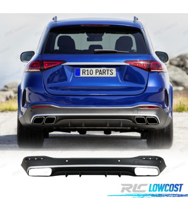 DIFFUSEUR MERCEDES GLE W167 AMG 19- LOOK GLE63 ARGENTÉ