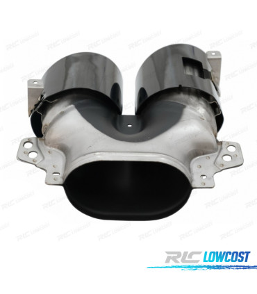 EMBOUTS D´ÉCHAPPEMENT MERCEDES GLE W167 19- LOOK GLE53 NOIR