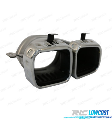 EMBOUTS D´ÉCHAPPEMENT MERCEDES GLE W167 19- LOOK AMG GLE63 CHROMÉ