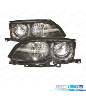 PHARES BMW E46 4P 01-05 XÉNON FOND NOIR