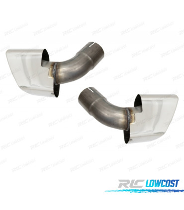 DIFFUSEUR BMW X6 F16 14-19 LOOK M + EMBOUTS D'ÉCHAPPEMENT CHROMÉ