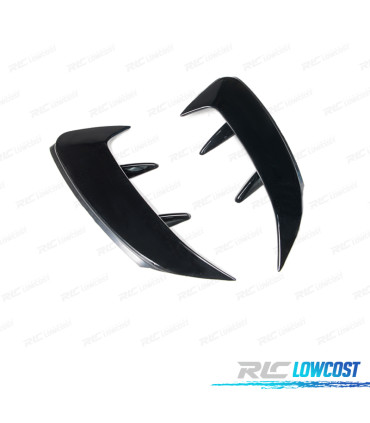 MOULURES ARRIÈRE MERCEDES W177 18- BERLINE LOOK AMG NOIR BRILLANT