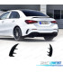 MOULURES ARRIÈRE MERCEDES W177 18- BERLINE LOOK AMG NOIR BRILLANT