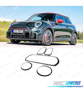 CONTOURS PHARES CALANDRE MINI F55 F56 F57 21- LOOK JCW NOIR