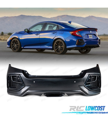 PARE CHOCS ARRIÈRE HONDA CIVIC 16- LOOK NEW SI
