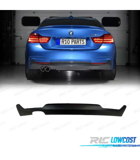 DIFFUSEUR BMW F32 F33 F36 LOOK M DOUBLE SORTIE