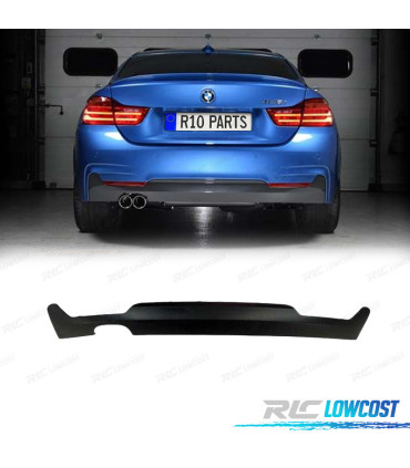 DIFFUSEUR BMW F32 F33 F36 LOOK M DOUBLE SORTIE