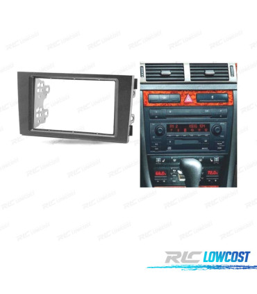 FACADE AUTORADIO 2 DIN NOIR AUDI A6 ET ALLROAD