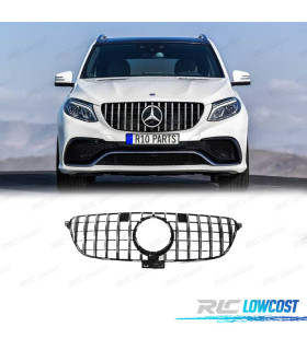 CALANDRE MERCEDES CLASSE GLE W166 15-19 LOOK GT-R PANAMERICANA NOIR CHROMÉ
