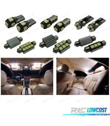KIT 25 AMPOULES LED INTÉRIEUR POUR BMW SÉRIE 5 WAGON TOURING 520I 525I 525D 528I 530I 530D 540I 97-03