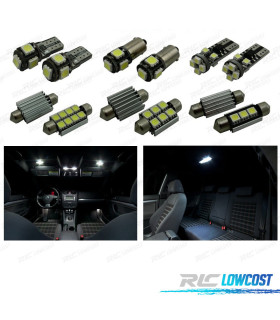 KIT 17 AMPOULES LED INTÉRIEUR POUR VOLKSWAGEN VW GOLF 5 GTI 06-09