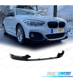 SPOILER LAME AVANT BMW F20 F21 LCI 15-19 NOIR BRILLANT LOOK M PERFORMANCE