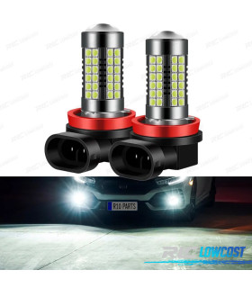 KIT ANTIBROUILLARD LED HB4 OU 9006 60W 54SMD CANBUS