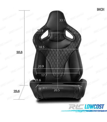 KIT SIÈGE BAQUET SPORT UNIVERSEL CUIR NOIR STYLE SPORTSTER CUIR SYNTHETIQUE
