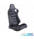 KIT SIÈGE SEMI BAQUET TYPE RS CUIR NOIR