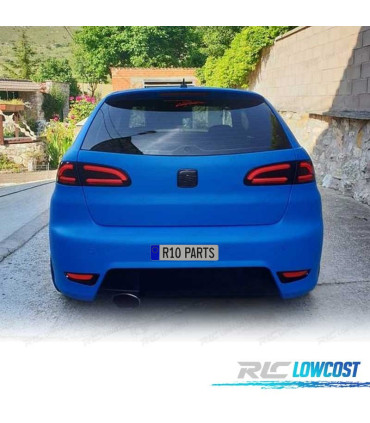 FEUX ARRIÈRE LED BAR SEAT IBIZA 6L 02-08 ROUGE FUMÉ