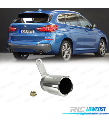 EMBOUT D'ÉCHAPPEMENT BMW X1 F48 14- CHROMÉ