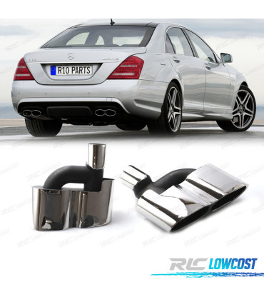 EMBOUT D'ÉCHAPPEMENT MERCEDES CLASSE S W221 05-13 LOOK AMG
