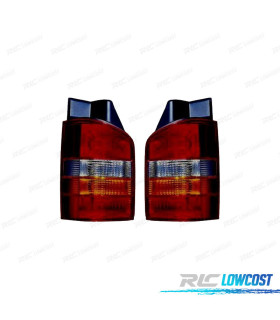 FEUX ARRIÈRE VOLKSWAGEN VW TRANSPORTER T5 2P 03-09 FUMÉ