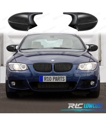 COQUES RÉTROVISEURS BMW E92 E93 10-13 LOOK M3 NOIR ET CARBONE