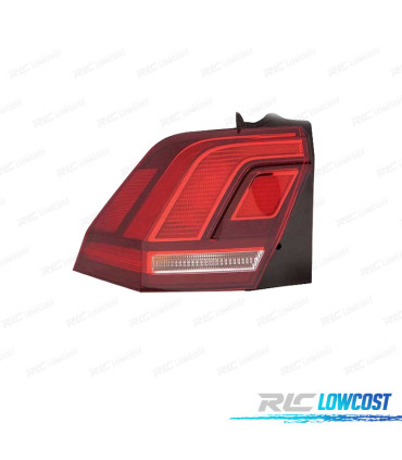 FEU ARRIÈRE GAUCHE VOLKSWAGEN VW TIGUAN 16-20 LED BLANC ROUGE