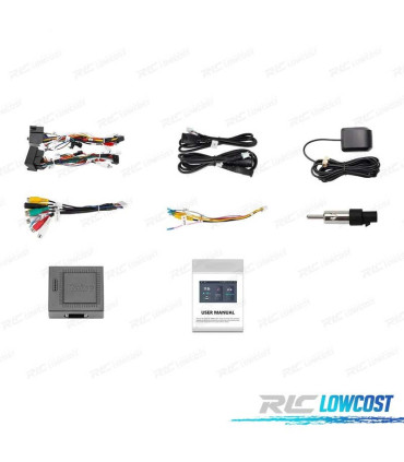 AUTORADIO ANDROID 10.0 LCD TÁCTIL 8 "VW POUR SEAT Y SKODA CARPLAY FULL RCA