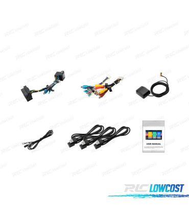 AUTORADIO 2DIN GPS ANDROID 12 TOUCH LCD 9" VOLKSWAGEN VW POUR SEAT ET SKODA