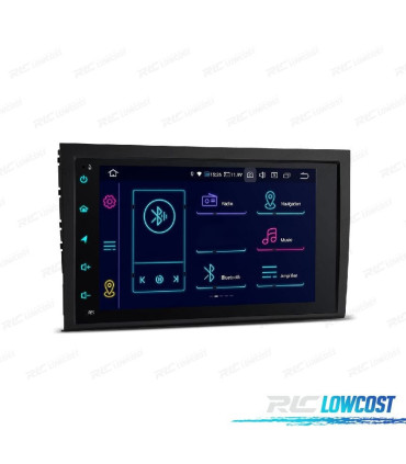 AUTORADIO 8" GPS ANDROID 12 POUR AUDI A4 B6 B7 00-08 SEAT EXEO 08-12
