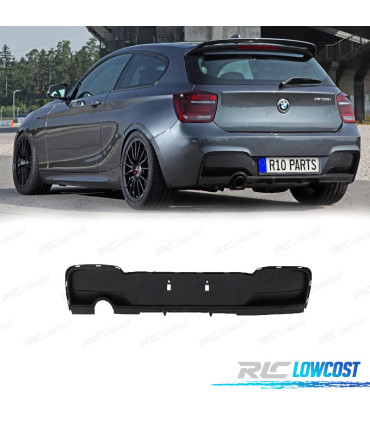 DIFFUSEUR BMW F20 F21 11-15 LOOK M PERFORMANCE NOIR MAT