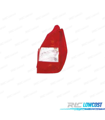 FEUX ARRIÈRE DROIT POUR CITROEN C2 03-08 ROUGE BLANC