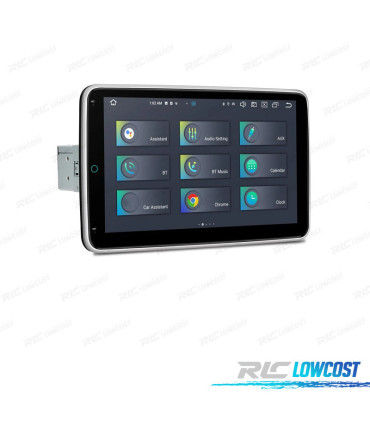 AUTORADIO GPS 1DIN ANDROID 12 LCD TACTILE 10" CARPLAY USB DUAL ZONE