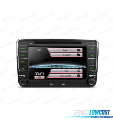 AUTORADIO 2DIN 7" POUR SKODA USB GPS TACTIL HD