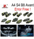 KIT 21 AMPOULES LED INTÉRIEUR POUR AUDI A4 B8 S4 AVANT ESTATE 09-15